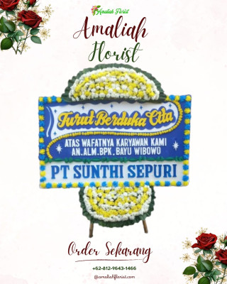 Papan Bunga Duka di Siantan Timur