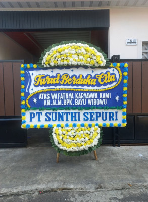 Papan Bunga Duka di Siantan Timur